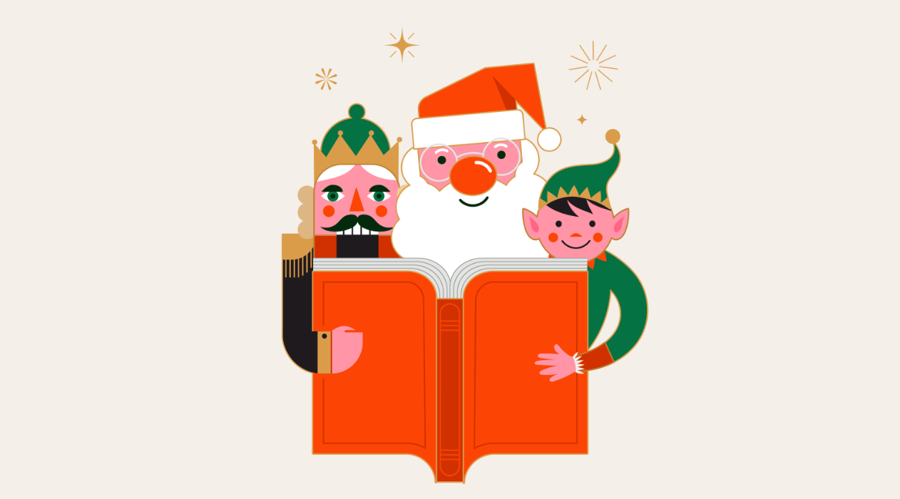 stock.adobe.com/1713102082 | Christmas book fair posters and banners. Winter book sale vector illustrations. | Marina Zlochin