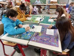 Besuch der Gebrüder-Röls-Grundschule auf dem Römertag