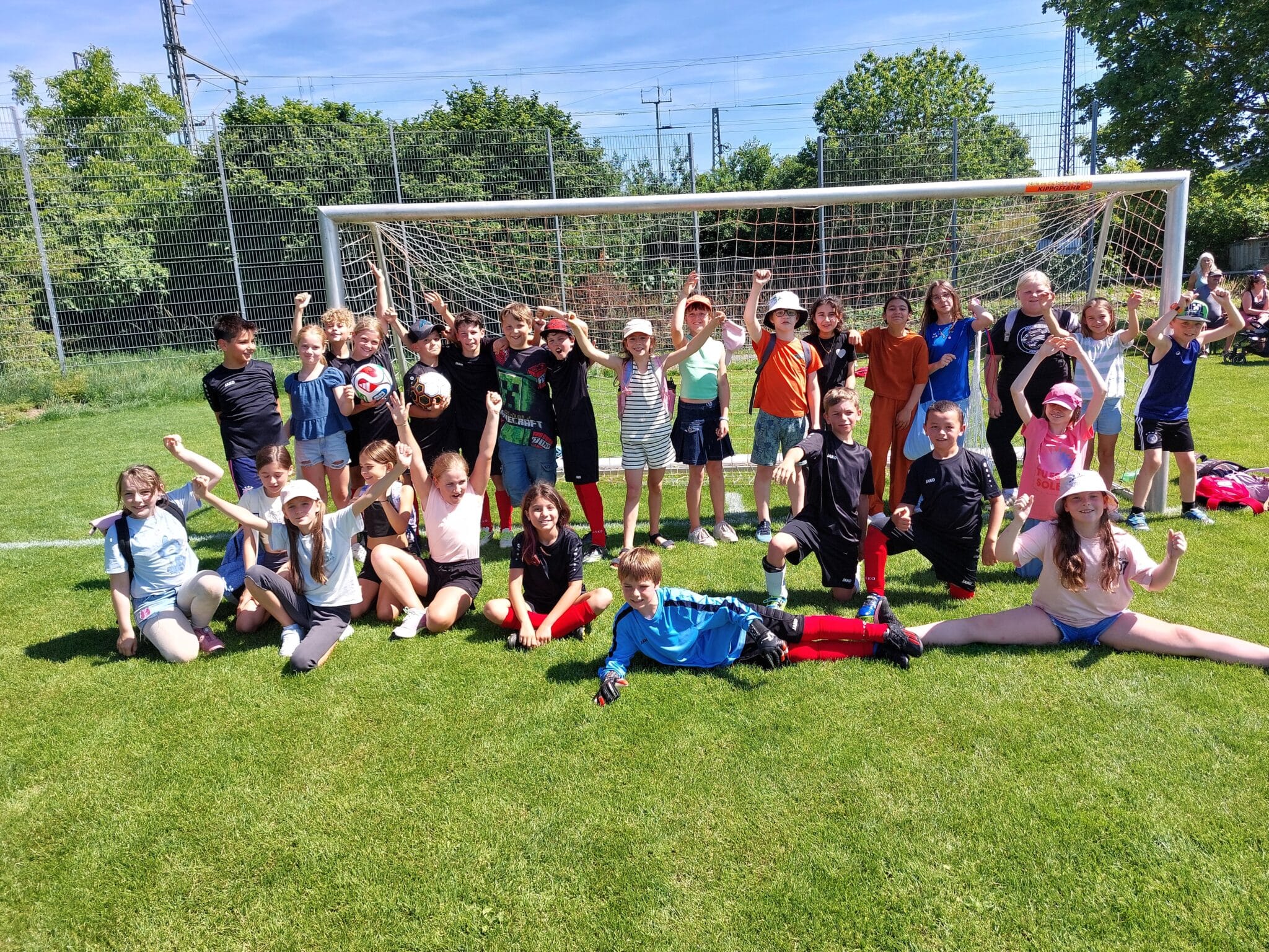 Klasse 4a Sieger im Fußballturnier