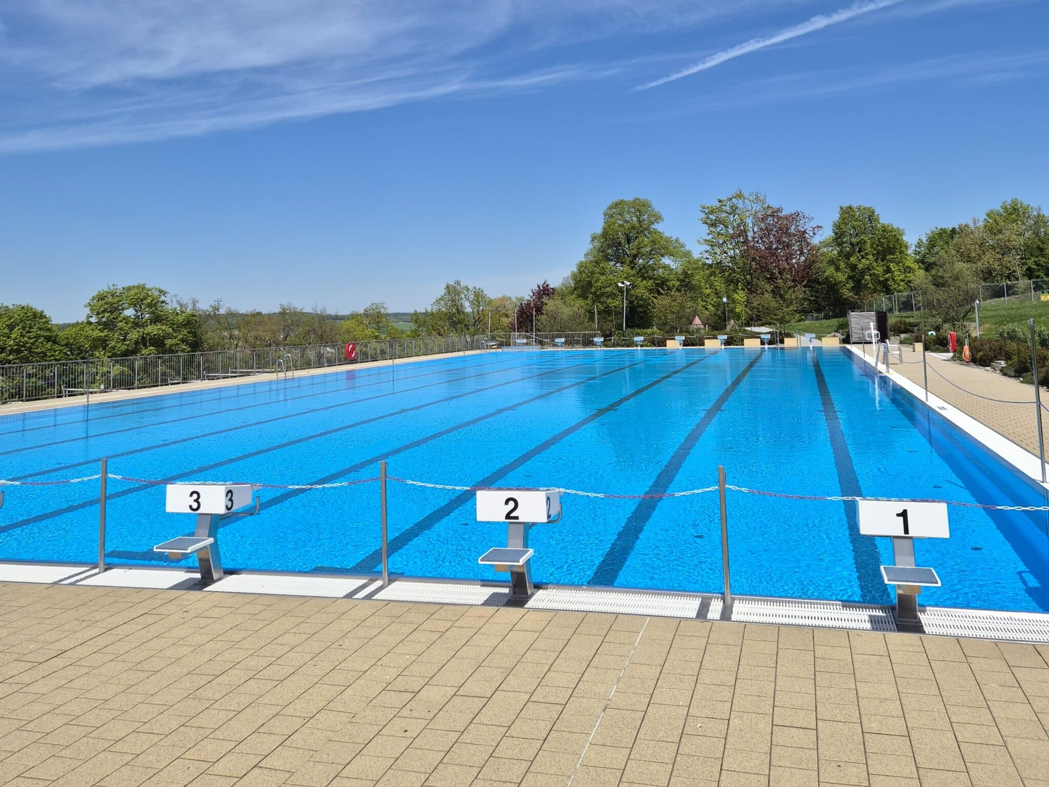 Schwimmerbecken wegen Veranstaltung gesperrt