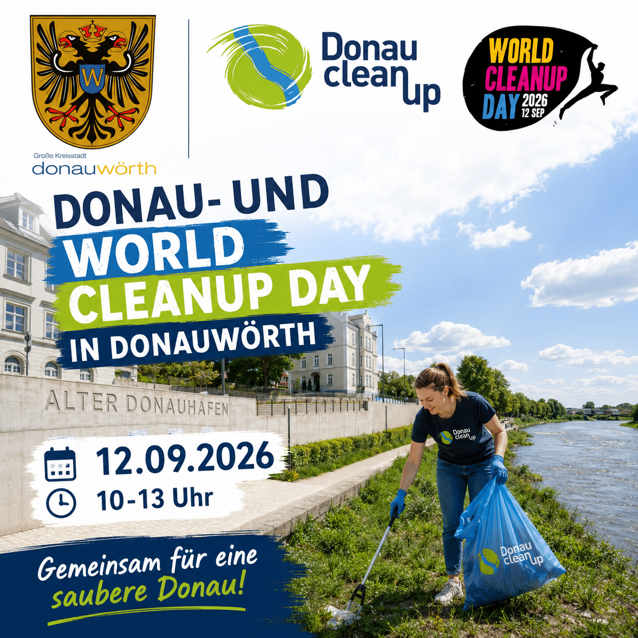 World und Donau Cleanup day