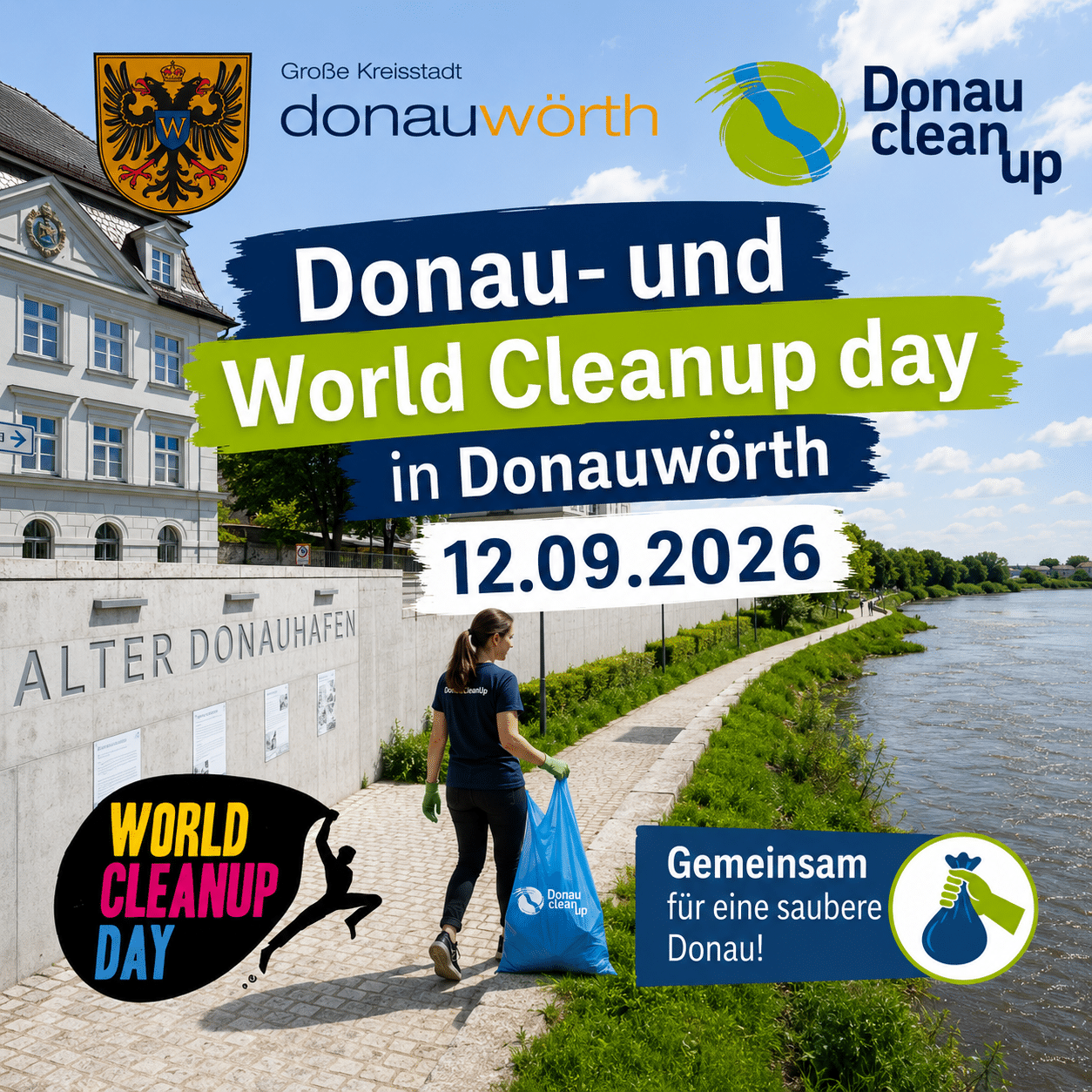World und Donau Cleanup day