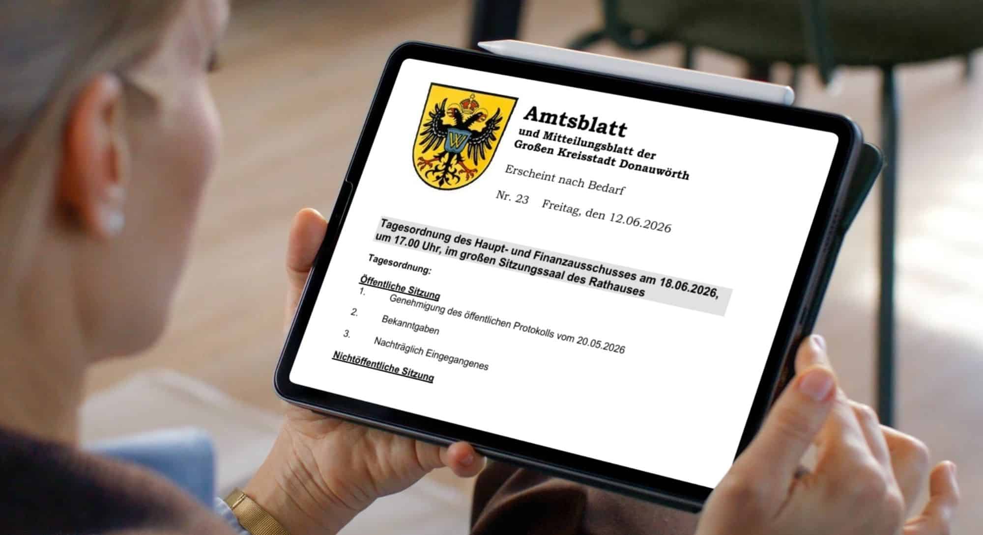 Das neue Amtsblatt der Stadt Donauwörth ist jetzt online