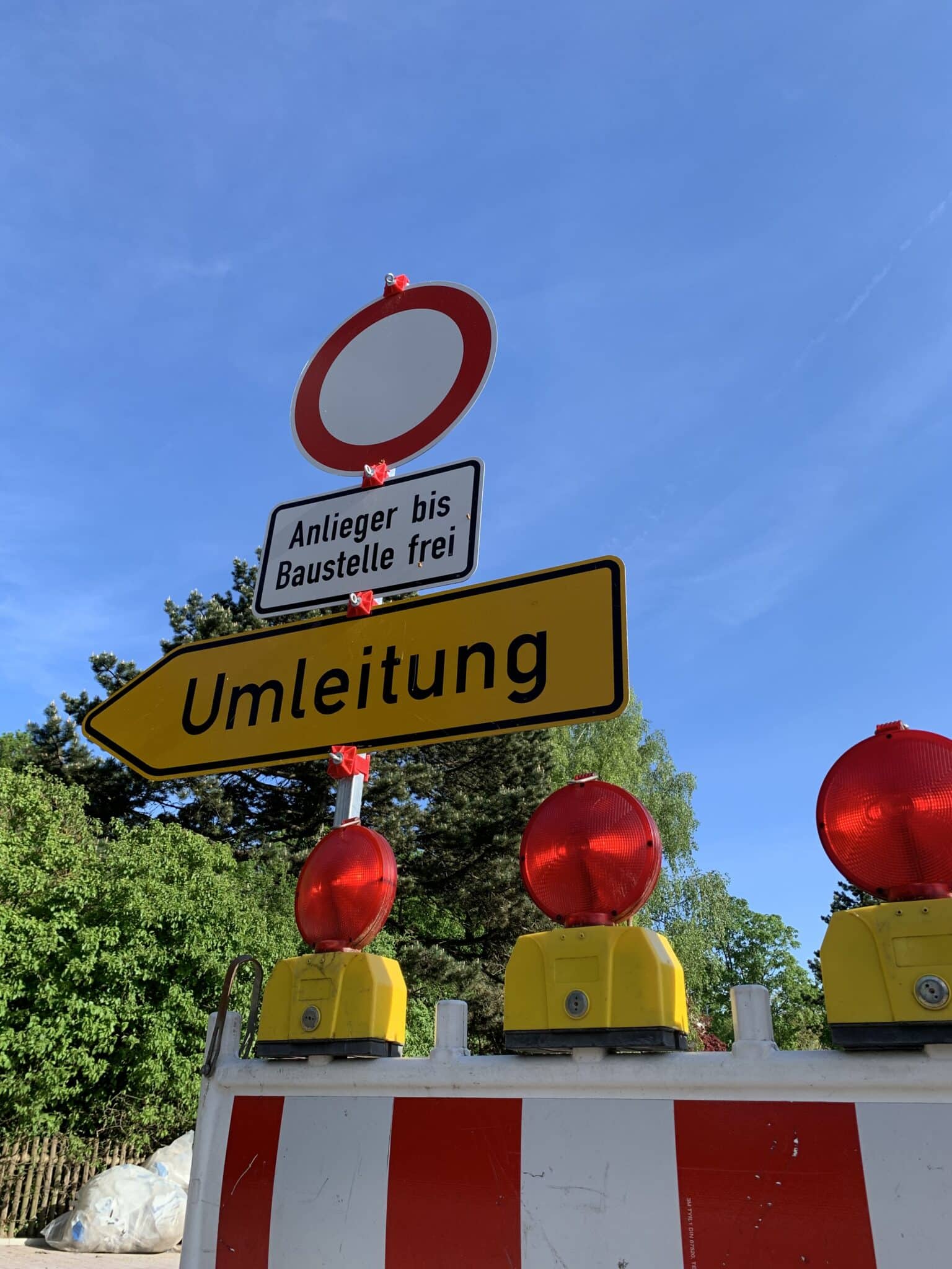 Sperrung der Parkstädter Straße